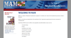 Desktop Screenshot of mdmanufacturing.org